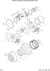 TRAVEL REDUCTION GEAR(#0108-)