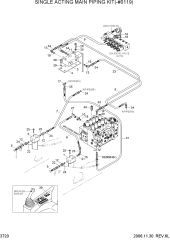 SINGLE ACTING MAIN PIPING KIT(-#0119)