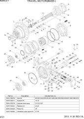 TRAVEL MOTOR(#0456-)