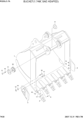 BUCKET(1.74M3 SAE HEAPED)