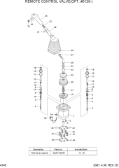 REMOTE CONTROL VALVE(OPT, #0129-)