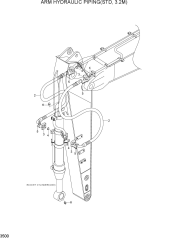 ARM HYDRAULIC PIPING(STD, 3.2M)