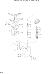 SINGLE PEDAL (DOUBLE ACTING)
