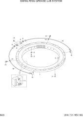 SWING RING GREASE LUB SYSTEM