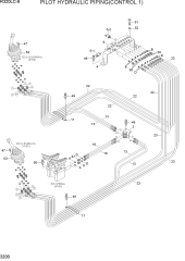 PILOT HYDRAULIC PIPING(CONTROL 1)