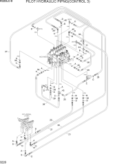 PILOT HYDRAULIC PIPING(CONTROL 3)