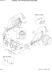 TRAVEL HYD PIPING(HIGH WALKER)