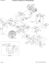 UPPER HYDRAULIC PIPING(BASE)