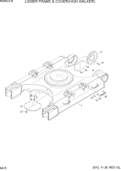 LOWER FRAME & COVER(HIGH WALKER)