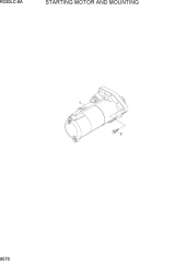 STARTING MOTOR AND MOUNTING