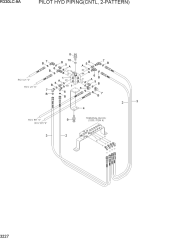 PILOT HYD PIPING(CNTL, 2-PATTERN)