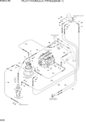 PILOT HYDRAULIC PIPING(BASE 1)