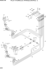 PILOT HYDRAULIC PIPING(CONTROL 1)