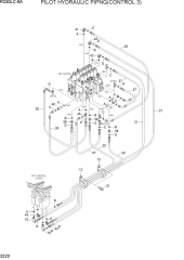 PILOT HYDRAULIC PIPING(CONTROL 3)