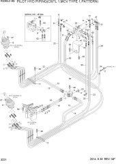 PILOT HYD PIPING(CNTL 1, MCV T1,PATTERN)
