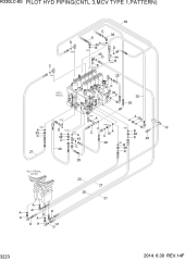 PILOT HYD PIPING(CNTL 3, MCV T1,PATTERN)