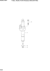 FUEL INJECTION NOZZLE MOUNTING