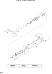 BOOM SWING CYLINDER