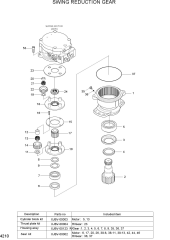 SWING REDUCTION GEAR