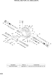 TRAVEL MOTOR(1/3, MAG-26VP)