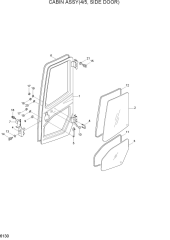 CABIN ASSY(4/5, SIDE DOOR)