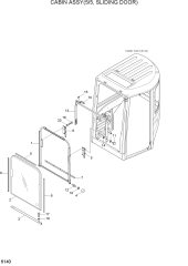 CABIN ASSY(5/5, SLIDING DOOR)