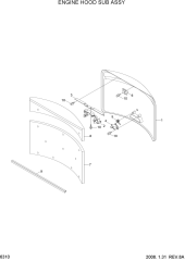 ENGINE HOOD SUB ASSY