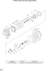 TRAVEL MOTOR(2/3, MAG-26VP)