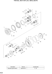 TRAVEL MOTOR(3/3, MAG-26VP