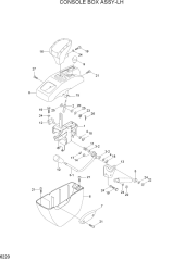 CONSOLE BOX ASSY-LH