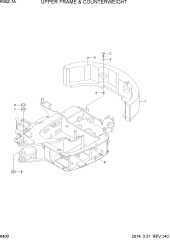 UPPER FRAME & COUNTERWEIGHT