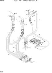 PILOT HYD PIPING(CONTROL 1)