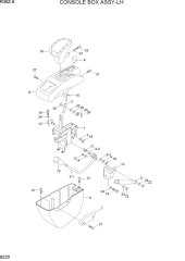 CONSOLE BOX ASSY-LH
