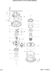 SWING REDUCTION GEAR(-#0062)