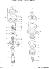 SWING REDUCTION GEAR(#0063-)