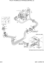 PILOT HYDRAULIC PIPING(CONTROL 2)