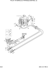 PILOT HYDRAULIC PIPING(CONTROL 3)