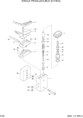 SINGLE PEDAL(DOUBLE ACTING)