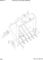 BUCKET(2.32M3 SAE HEAPED)