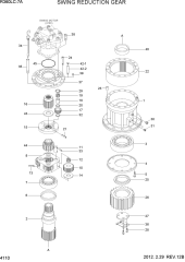 SWING REDUCTION GEAR