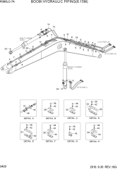 BOOM HYDRAULIC PIPING(6.15M)