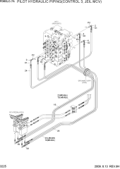 PILOT HYD PIP(CNTL 3,MCV TYPE 3,#0443-)