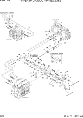 UPPER HYDRAULIC PIPING(BASE)