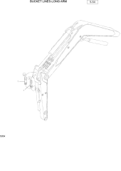 BUCKET LINES-LONG ARM