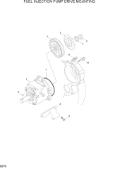 INJECTION PUMP DRIVE MOUNTING
