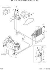 AIR CONDITIONER MOUNTING-ENGINE