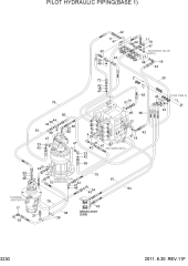 PILOT HYDRAULIC PIPING(BASE 1)
