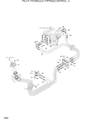 PILOT HYDRAULIC PIPING(CONTROL 1)