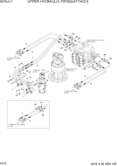 UPPER HYDRAULIC PIPING(ATTACH)