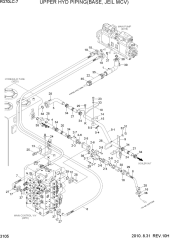 UPPER HYDRAULIC PIPING(BASE, JEIL MCV))